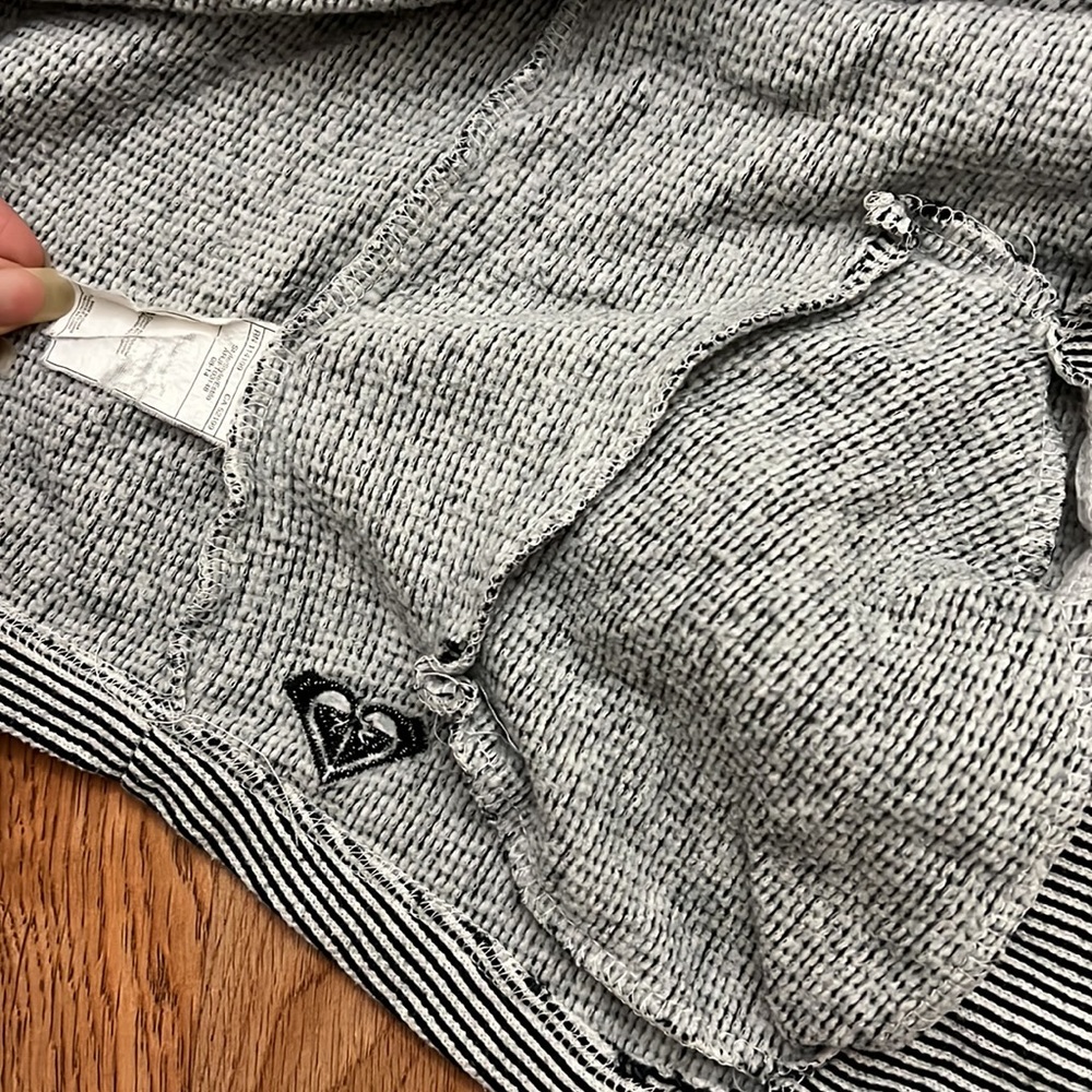 Roxy Light Button Down Striped Jacket - Picture 10 of 13